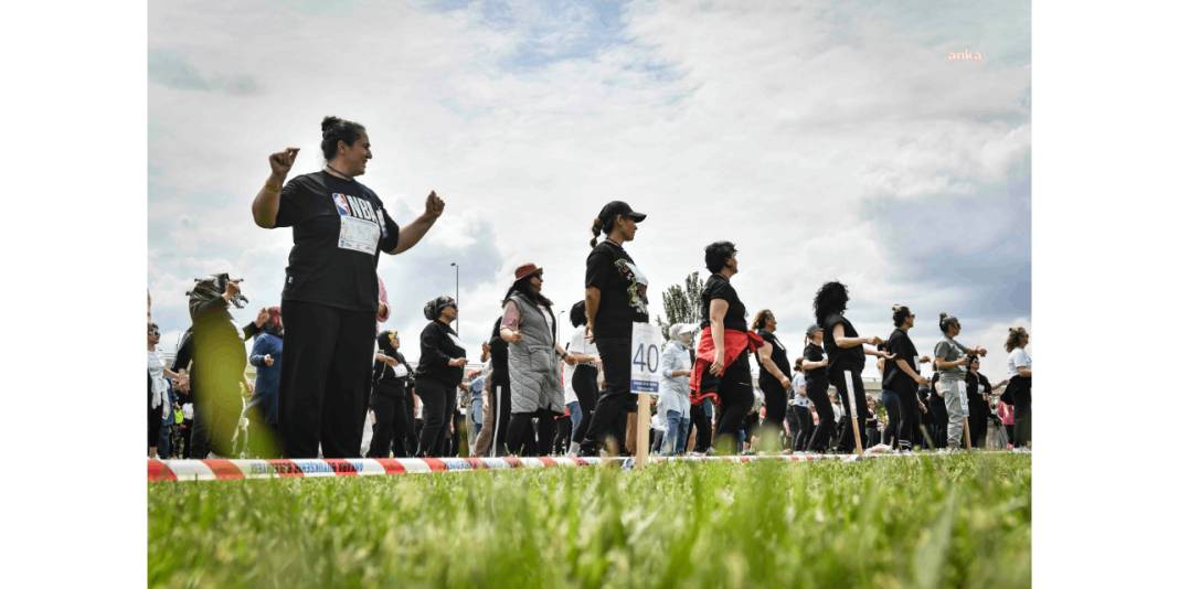 Başkentte kadınlar rekor için ter döktü: 500 kadınla Guinness’e doğru 12